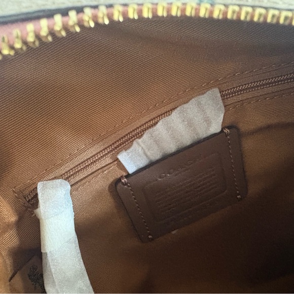 Coach Beige and Pink Cherry Backpack - Picture 5 of 7